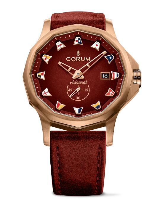 Review Copy Corum Admiral 42 Automatic Watch A395/04319 - 395.201.53/0F41 DP60 - Click Image to Close